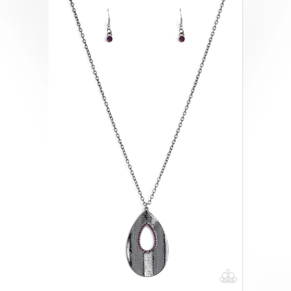 Stop, Teardrop And Roll Necklace